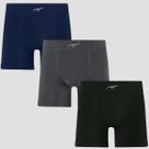 Kit 3 Cuecas Boxer Zee Rucci Modal e Poliamida Conforto Kit 3 Cuecas Boxer Zee Rucci Modal e Poliamida Conforto