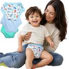 Kit 3 Cuecas Desfralde Bebê Aprendizado Banheiro Carrinho - G