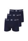 Kit 3 Cuecas Masculina Boxer Lisa Polo Wear Azul Escuro Kit 3 Cuecas Masculina Boxer Lisa Polo Wear Azul Escuro