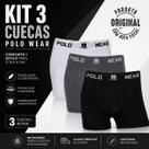 Kit 3 Cuecas Masculinas Box Microfibra Polo Wear Kit 3 Cuecas Masculinas Box Microfibra Polo Wear