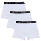 Kit 3 Cuecas Masculinas Boxer Cotton Basic Ecko Unltd Branco