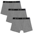 Kit 3 Cuecas Masculinas Boxer Cotton Basic Ecko Unltd Cinza Kit 3 Cuecas Masculinas Boxer Cotton Basic Ecko Unltd Cinza