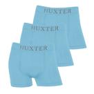 Kit 3 Cuecas Masculinas Boxer Microfibra Huxter Azul