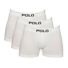 Kit 3 Cuecas Polo 781 Algodão Boxer Sem Costura - Sortido