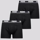 Kit 3 Cuecas Puma Boxer Algodão Preta
