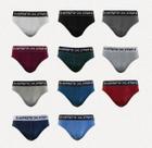 Kit 3 Cuecas Slip Cós Marxan Algodão Liso Plus Size GG1