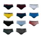 Kit 3 Cuecas Slip Infantil Colorida Algodão Marxan