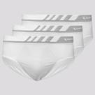 Kit 3 Cuecas Slip Lupo Microfibra Sem Costura Branca Kit 3 Cuecas Slip Lupo Microfibra Sem Costura Branca