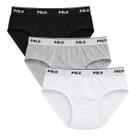 Kit 3 Cuecas Slip Polo Star Cotton 100 Algodão Penteado Masculina Adulto Tradicional