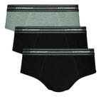 Kit 3 Cuecas Slip Tradicional Algodão Adulto Original 0524 casapaula