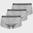 Kit 3 Cuecas Sunga Lupo Basic Algodão com Elastano Cinza Kit 3 Cuecas Sunga Lupo Basic Algodão com Elastano Cinza