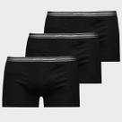 Kit 3 Cuecas Sunga Lupo Basic Algodão com Elastano Preta