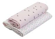 Kit 3 Cueiro Bebê Flanelado Grande Estampado E Macio Papi