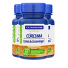 Kit 3 Cúr cuma Catarinense 130mg 30 Cápsulas