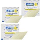 Kit 3 Curativo Alginato Calcio P/ Machucados E Lesões 10x10cm Kit 3 Curativo Alginato Calcio P/ Machucados E Lesões 10x10cm