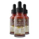 Kit 3 Curcuminol Unilife sabor Abacaxi e Gengibre em gotas 30ml