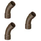 Kit 3 - Curva 45 Soldável 50mm Marrom - Tigre