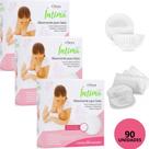 Kit 3 Cx Absorvente Protetor de Seio Toilet Íntima C/90 UN (Cada CX C/30 Un) Adesivo De Fixação