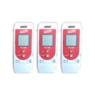 Kit 3 Datalogger Digital Temperatura Umidade 32000 Leituras Alarme Usb Ht-900 Portátil Instrutherm