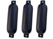 Kit 3 Defensa Inflável PVC Azul G2 11,4x40,6cm Lancha Barco Kit 3 Defensa Inflável PVC Azul G2 11,4x40,6cm Lancha Barco