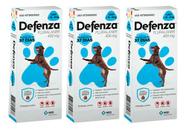 Kit 3 Defenza Antipulgas Carrapatos Cães de 20kg A 40kg Kit 3 Defenza Antipulgas Carrapatos Cães de 20kg A 40kg