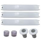 Kit 3 Degraus Abs Reposição Escada Piscina Antiderrapante