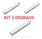 Kit 3 Degraus Em Abs Para Escadas Para Piscinas