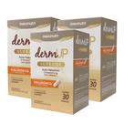Kit 3 DermUp Supreme Acido Hialurônico D-Pantenol 30 Caps Maxinutri