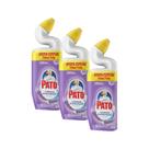 Kit 3 Desinfetante Gel Uso Geral Lavanda Pato Limpeza Profunda Squeeze 750ml