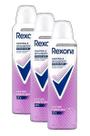 kit 3 Desodorante Aerosol Antitranspirante Rexona Active Emotion 150ML