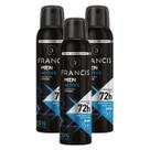Kit 3 Desodorante Aerossol Francis Men Active Sport 150ml