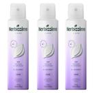 Kit 3 Desodorante Aerossol Herbíssimo Care Sem Álcool Lavanda 150Ml Dana