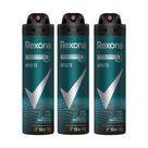 Kit 3 Desodorante Antitranspirante Aerosol Masculino Rexona Impacto 72 horas 150ml