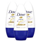Kit 3 Desodorante Antitranspirante Roll-on Dove Original 50ml Kit 3 Desodorante Antitranspirante Roll-on Dove Original 50ml