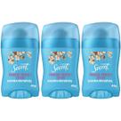 Kit 3 Desodorante Barra Secret Powder Protect Cotton 45g