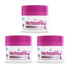 Kit 3 desodorante creme herbissimo bioprotect hibisco antitranspirante 55g