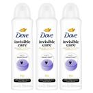 Kit 3 Desodorante Dove Invisible Care Anti Manchas Antitranspirante 72h Aerosol 150ml