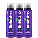 Kit 3 Desodorante Herbíssimo Care Masculino Snow Moon 150ml - Dana Kit 3 Desodorante Herbíssimo Care Masculino Snow Moon 150ml - Dana