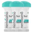 Kit 3 Desodorante Herbíssimo Twist Neutro 45g - Dana