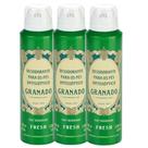 Kit 3 Desodorante para os Pés Spray Fresh Antisséptico Granado 100ml
