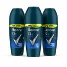Kit 3 Desodorante Rollon Rexona Active Controle Inteligente 50ml
