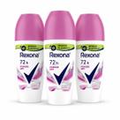 Kit 3 Desodorante Rollon Rexona Controle Inteligente Powder Dry 50ml