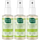 Kit 3 Desodorante Spray Boni Natural Melaleuca Toranja Sem Aluminio Vegano 24h Sem Parabenos 120ml Kit 3 Desodorante Spray Boni Natural Melaleuca Toranja Sem Aluminio Vegano 24h Sem Parabenos 120ml