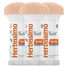 Kit 3 Desodorante Twist Creme Vanilla Herbíssimo 45G - Dana