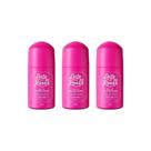 Kit 3 Desodorantes Leite de Rosas RollOn 50ml Original Oferta