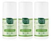 Kit 3 Desodorantes Roll-on Sem Aluminio Coco E Toranja 55ml Boni Natural