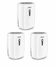 Kit 3 Desumidificadores de Ar Antimofo 800ml Bivolt Branco IAZUS DH700B