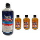 Kit 3 Detergentes P/ Limpeza Kitest + 1 Fluído 1l Kitest Kit 3 Detergentes P/ Limpeza Kitest + 1 Fluído 1l Kitest