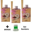 Kit 3 Difusor Ambiente Casa Vareta Vanilla Coco Aromatizante 280ml Odorizador Perfumado - Envio Já Kit 3 Difusor Ambiente Casa Vareta Vanilla Coco Aromatizante 280ml Odorizador Perfumado - Envio Já