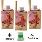 Kit 3 Difusor Ambiente Perfumado Casca de Canela 280ml Aromatizante Vareta Odorizador Lar - Envio Já Kit 3 Difusor Ambiente Perfumado Casca de Canela 280ml Aromatizante Vareta Odorizador Lar - Envio Já